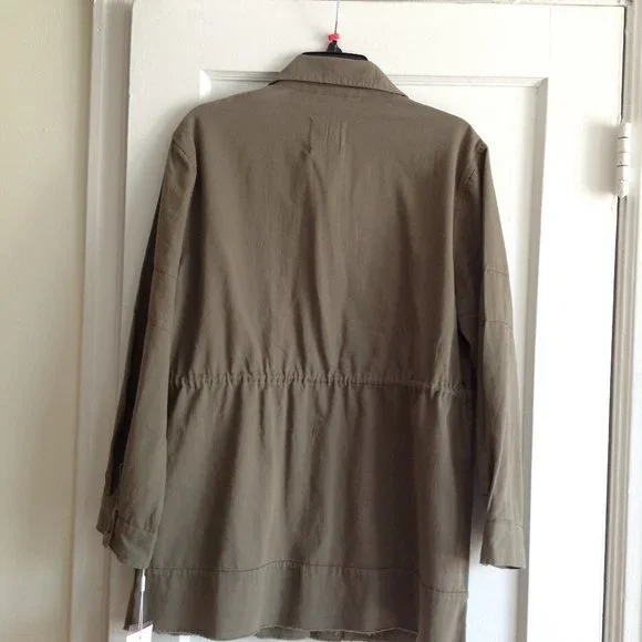 Avec Les Filles Khaki Green Anorak Jacket - Picture 3 of 9